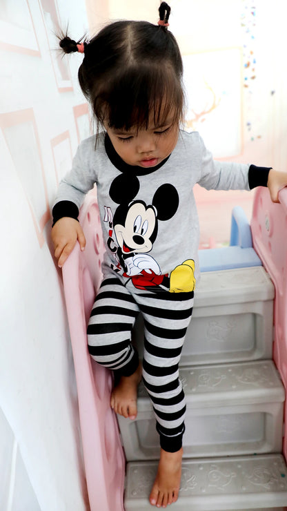 2 Pcs Boys/Girls Mickey Sleepwear Pajamas