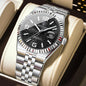 POEDAGAR High Quality Men Waterproof Luminous  Watch