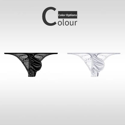 Low Waist Ice Silk Smooth Men's e Underwear
