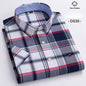 Plus Size Men Plaid Striped Formal Business