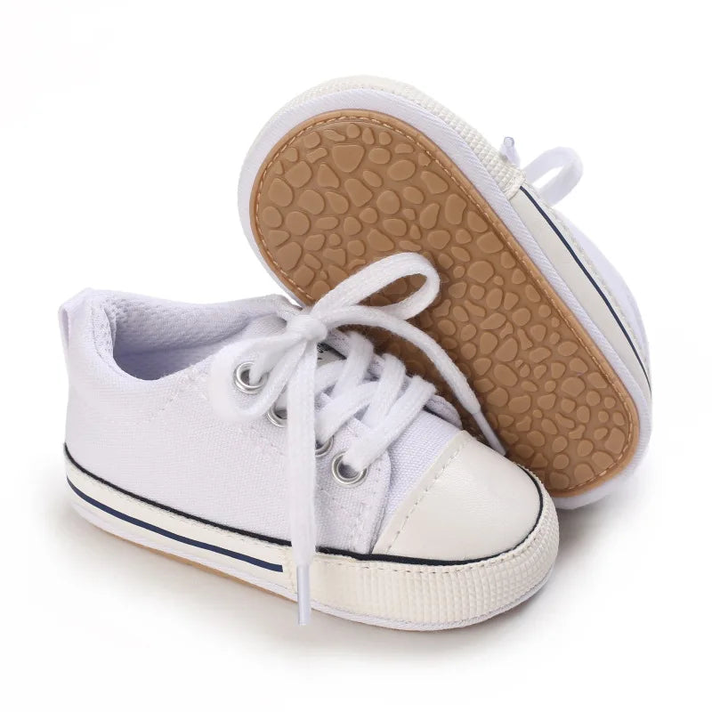 Baby Boy/Girls Canvas Shoes Non-slip Rubber Sole