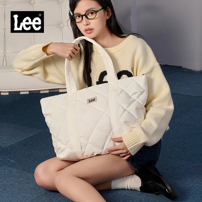 Womens LEE Large Soft Puffer Bag Quilted