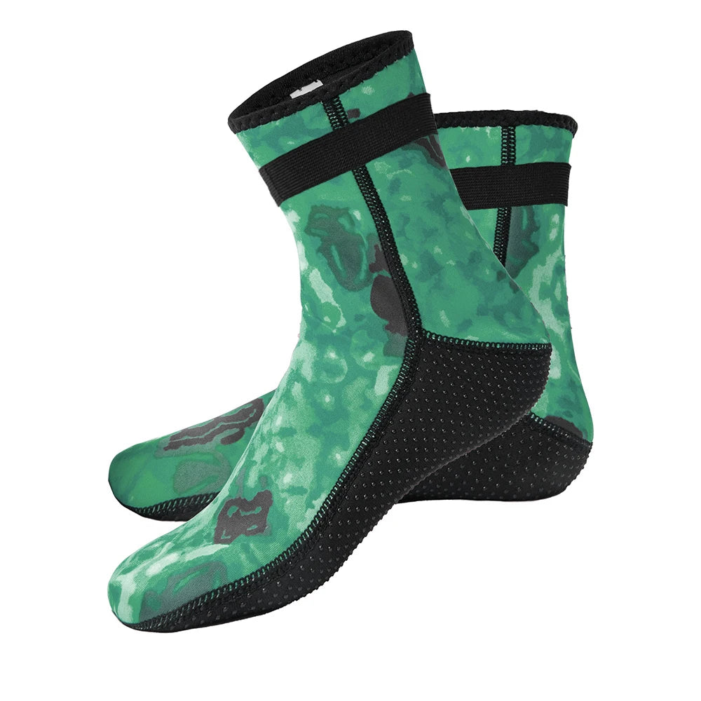 Camouflage Diving Neoprene Anti-Slip Water Socks