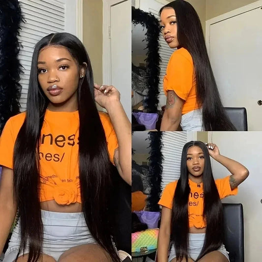 Straight Lace Front Human Hair Wigs