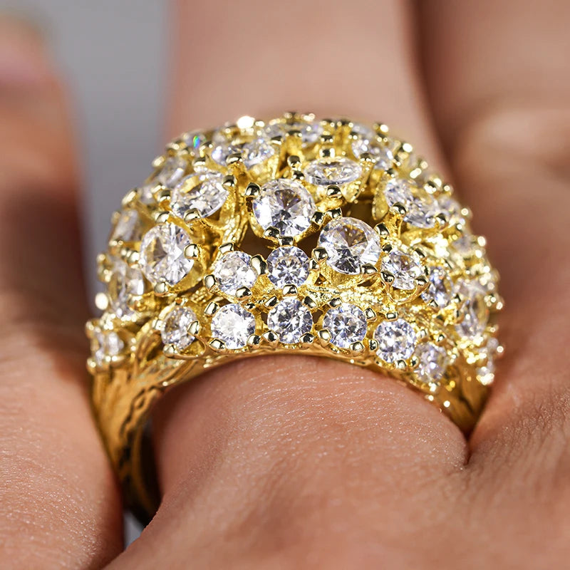 Luxury Gold Color Wedding Band Accessories