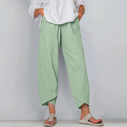 Women Sweatpants Joggers Women Cotton Linen Casual
