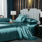 Silk Duvet Cover Bed Sheet Pillowcase Luxury