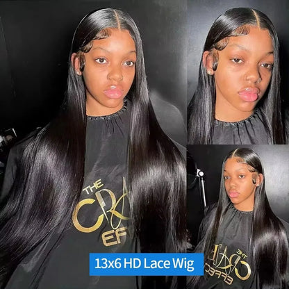 High Density Lace Frontal Black Bone Straight Human Hair