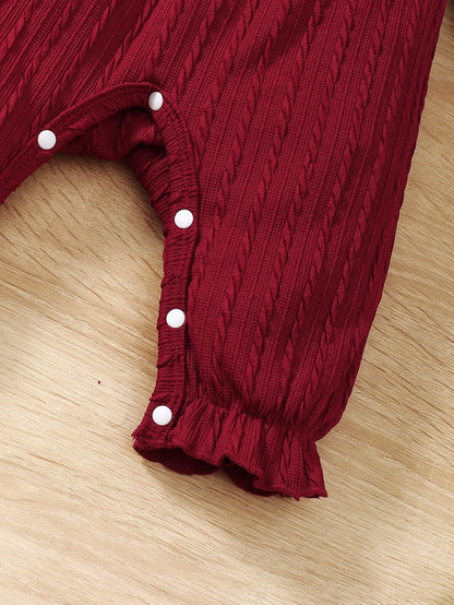 0-18 Months Girl Romper Cute Floral Long Sleeve