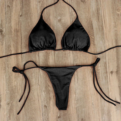 Sexy Women Bikini Lingerie Set T--back Thong
