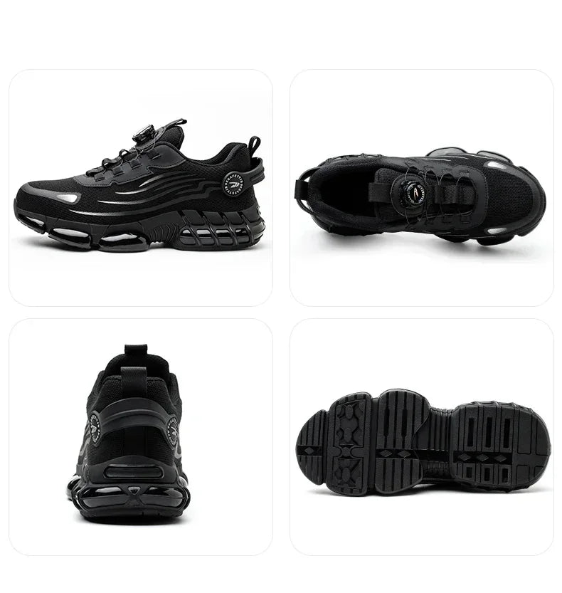 Safety Shoes Men Anti-smash Anti-puncture Work Shoes