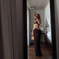 Cut Out Maxi Dress, Backless Gown Halter