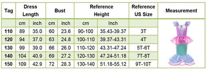 Girls Elsa Anna Dress Princess Carnival Jasmine Rapunzel