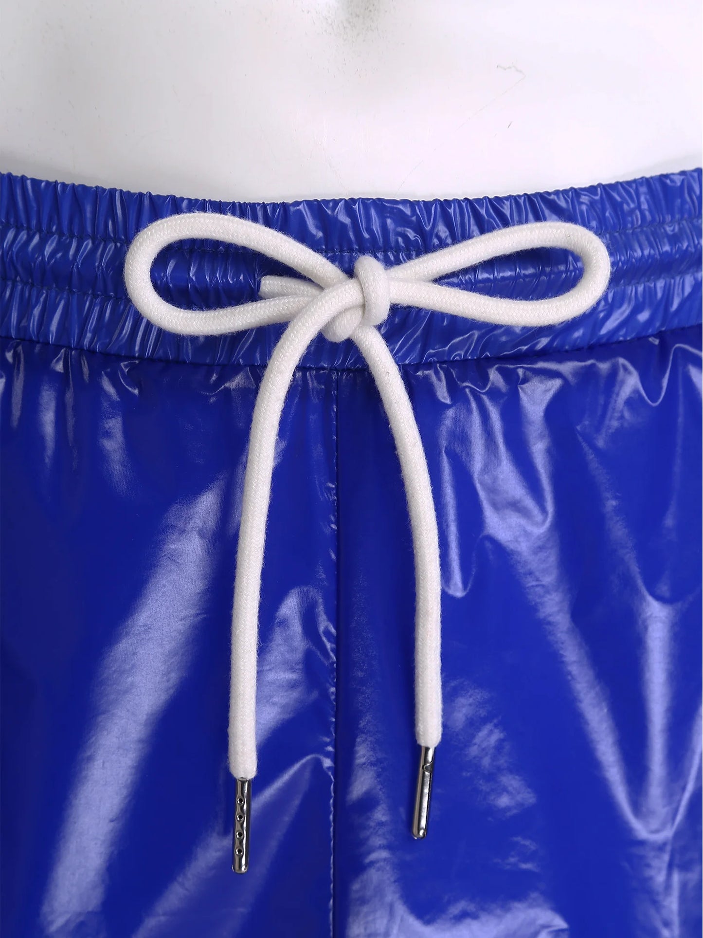 Mens Waterproof Swim Shorts Drawstring Side Pockets