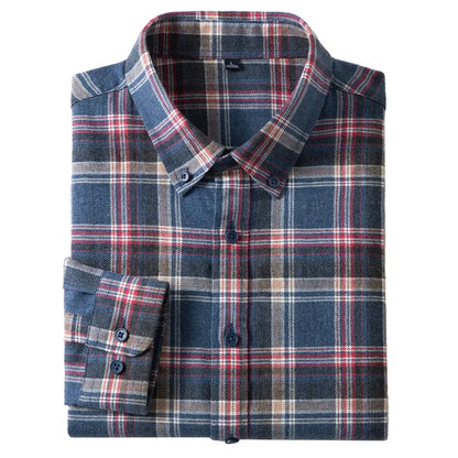 Men's, Plaid Casual Jacket, Anti-Wrinkle, Multi-Color