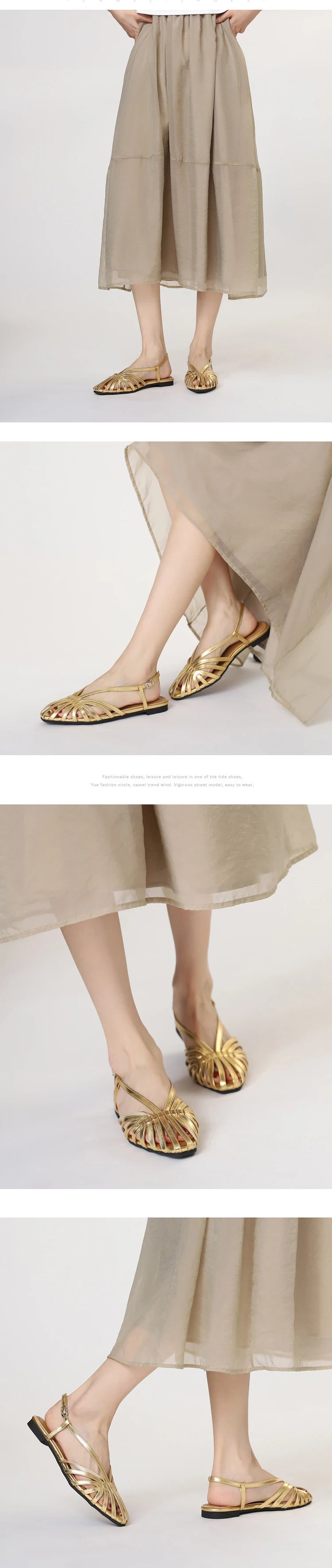 Flat Sandals Large Size Designer Shoes Summer