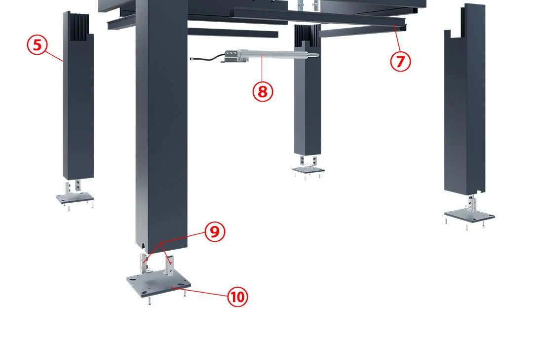 Aluminum Louvered Sunroof Pergola Roof Canopy