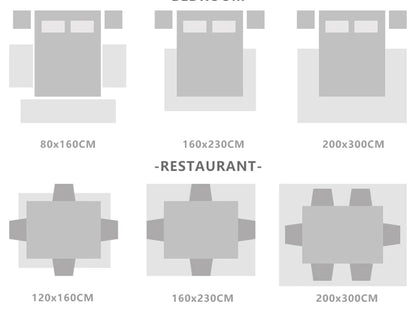 Semi-circular Outdoor Rug Modern Art Style