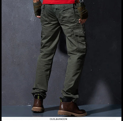 Work Khaki Tactical Pants Men Military Jogger
