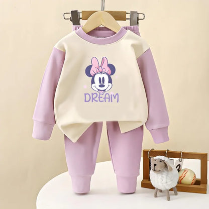 Long Sleeve Pajamas Sets for Girls Casual