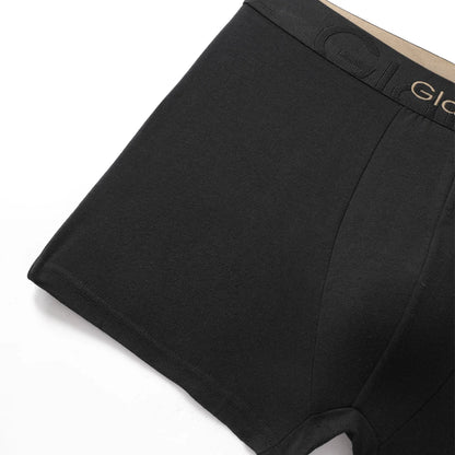 5piece Black Luxury Brand Cotton Boxer Men Underwear