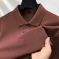 Men Polo Shirt, Leisure Long Sleeve, Breathable