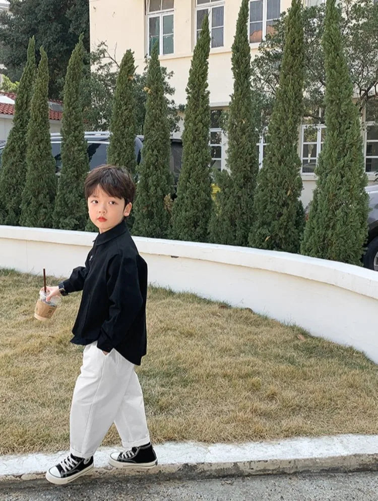 Boys Long Sleeve Trendy Streetwear Viral Fashion