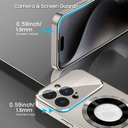 Luxury Glass Camera For Magesafe Magnetic Wireless
