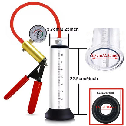 Acrylic Penis Enlarger Pump Sex Toy Men