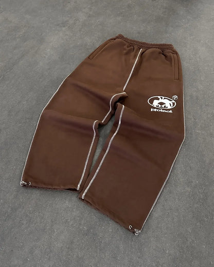 Man Long Pants Cargo Streetwear Joggers