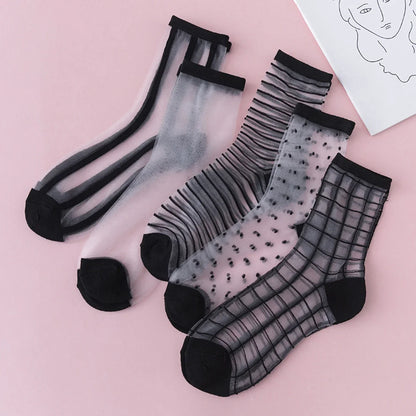 5 Pairs Women's Lace Ankle Sock