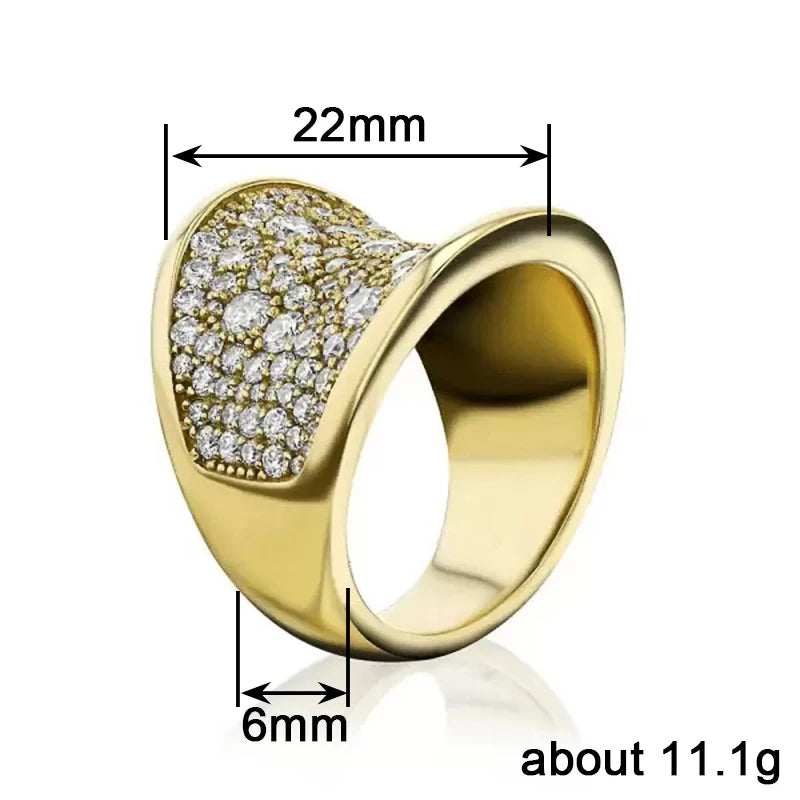 Geometric Design Women Full Round Cubic Zirconia