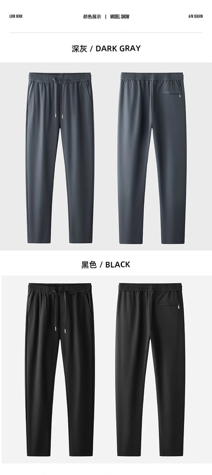 Silk Stretch Casual Fashion Long Pants Pencil