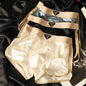 3PCS Luxury Silk Men's Breathable Double-layer Boxer