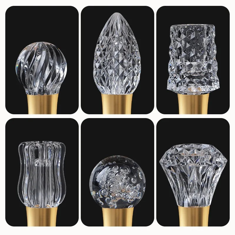 Acrylic Crystal LED Bulb Chandelier Fairy Lamp