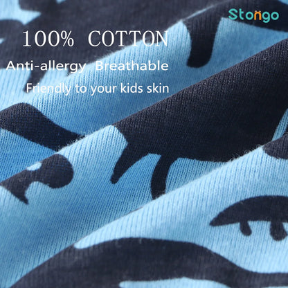 6 Pcs Toddler Boys Cartoon Boxer Briefs Underwear