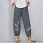 Women Sweatpants Joggers Women Cotton Linen Casual