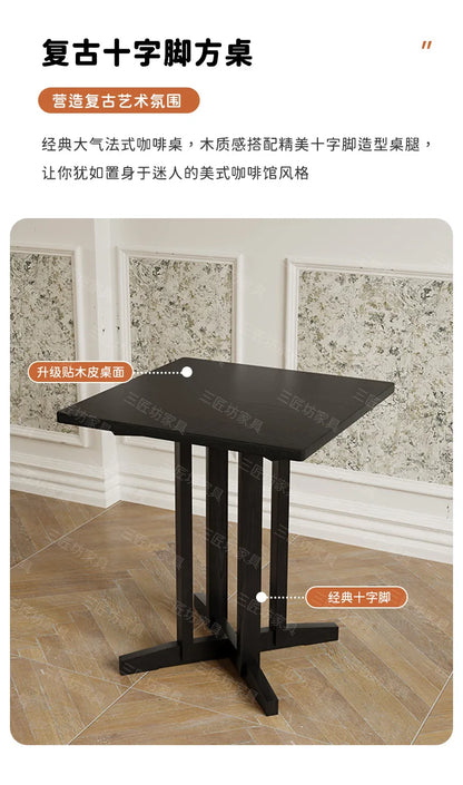 Western Dining Table and Chair Cafe Hotel