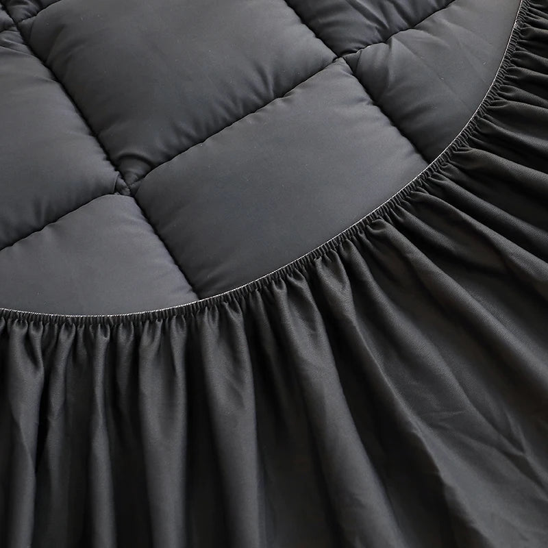 Twin Full Queen King Dark Grey Mattress Topper