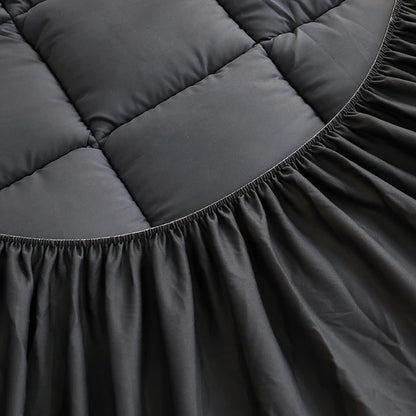 Twin Full Queen King Dark Grey Mattress Topper