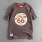 American Retro Short Sleeve O-neck T-shirt