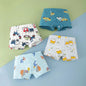 4PCS Boys Cotton Antibacterial Cute Cartoon Print Underwear