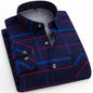 Flannel Plaid Casual Menswear Long Sleeve Fleece