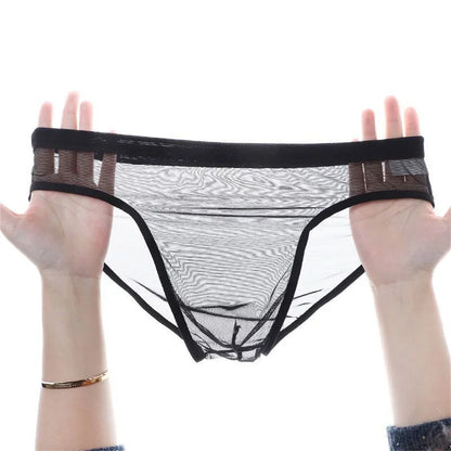 3Pcs See Through Men's Sexy Briefs Seamless