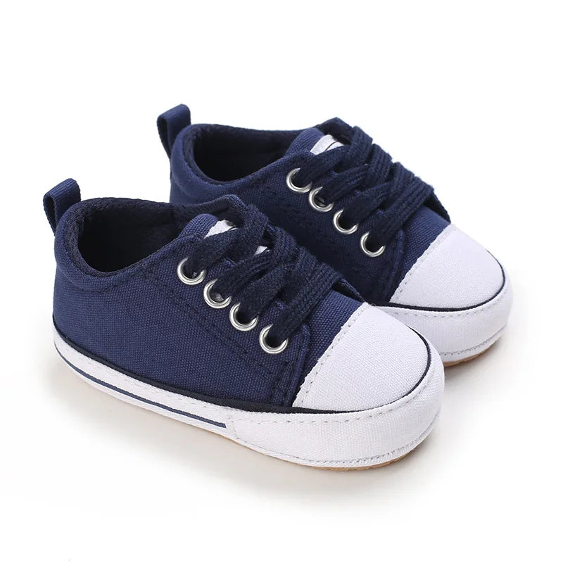 Baby Boy/Girls Canvas Shoes Non-slip Rubber Sole