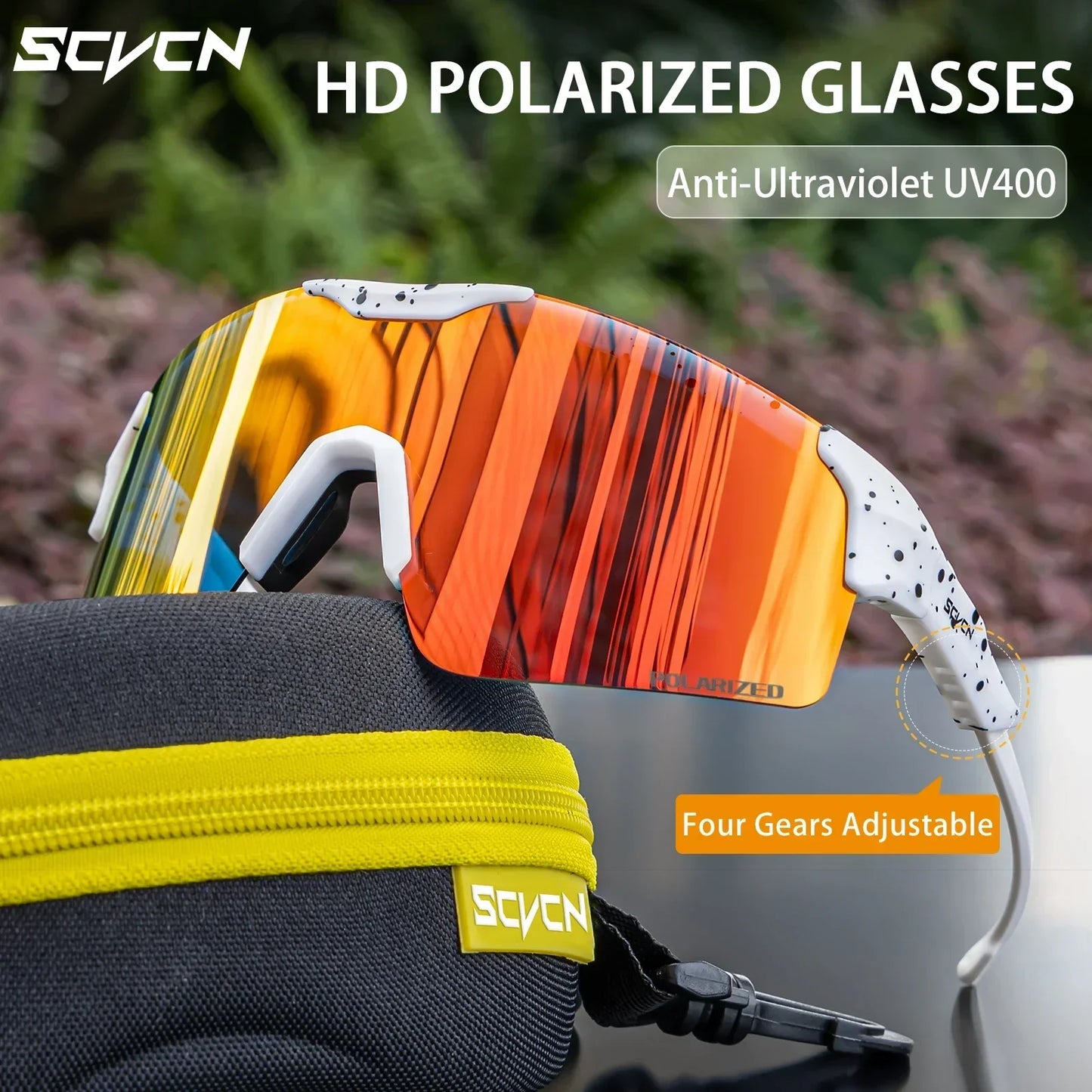 SCVCN Polarized Sports Sunglasses Cycling Glasses Riding
