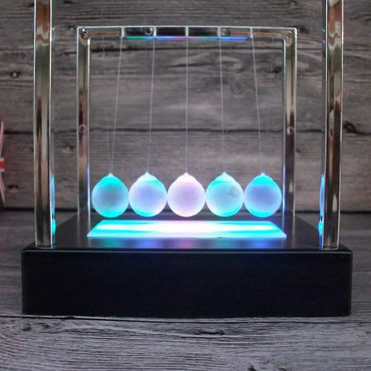 LED Light Up Newtons Science Balance Balls