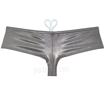 Sexy Men's Shiny Pouch Swimwear Bikini Drawstring