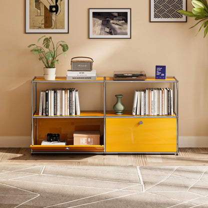 Sideboard Storage Shelf Furniture Stainless Steel