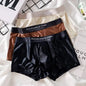 3Pcs Men's Silk Seamless Breathable Boxer Underwear